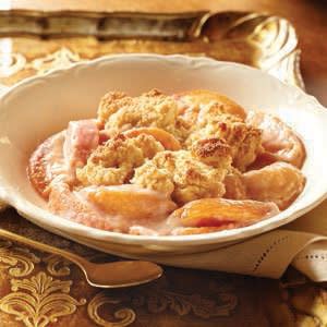 Creamy Peach Cobbler