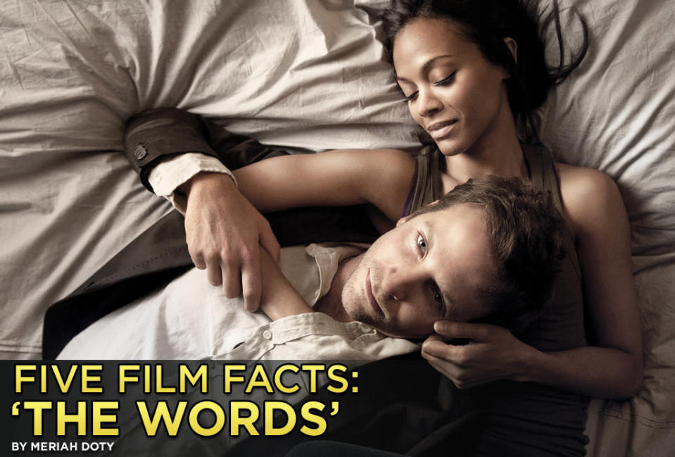 five film facts the words, 2012