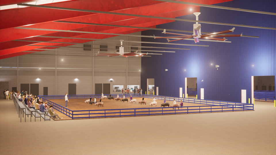 Renderings released Tuesday show what the future Lubbock County Expo Center is expected to look like once complete.