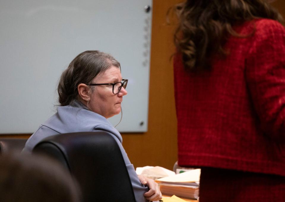 Jennifer Crumbley was tried before her husband and was found guilty in February 2024 (Getty Images)