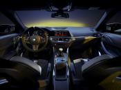 <p>The interior design is largely similar to the standard M4, but carbon fiber is featured extensively throughout the cabin.</p>