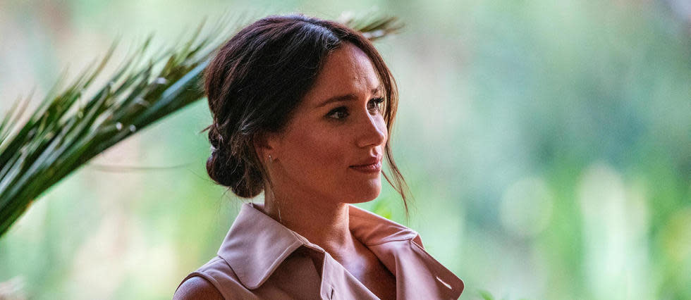 Meghan Markle était apparue très émue lors d'une interview en octobre dernier.
