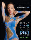 <p>Dem Klimaschutz zuliebe hüllenlos: Für diese PETA-Werbekampagne wagte sich Maggie Q nackt vor die Kamera. Die auf Hawaii geborene Schauspielerin hatte an der Seite von Tom Cruise in „Mission: Impossible 3“ (2006) ihren Durchbruch geschafft. (Bild: Screenshot/Twitter/Peta) </p>