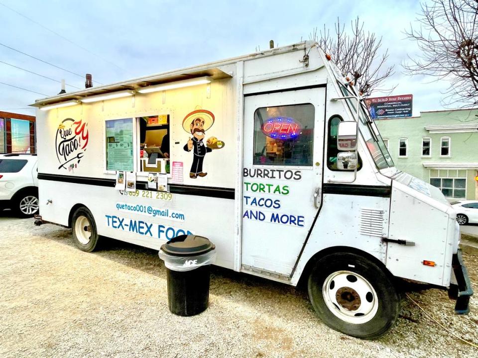 Que Taco, located in the parking lot of the Clean Sweep Car Wash on South Broadway near the UK campus, offers a crowd-sourced Tex-Mex menu.