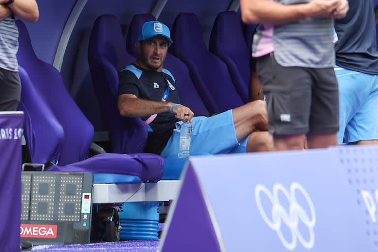 Santiago Gómez Cora, DT de Los Pumas, en el partido frente a Australia 