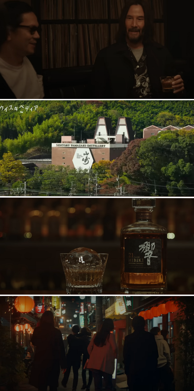 Keanu Reeves And Sofia Coppola Reunite For Suntory Ad