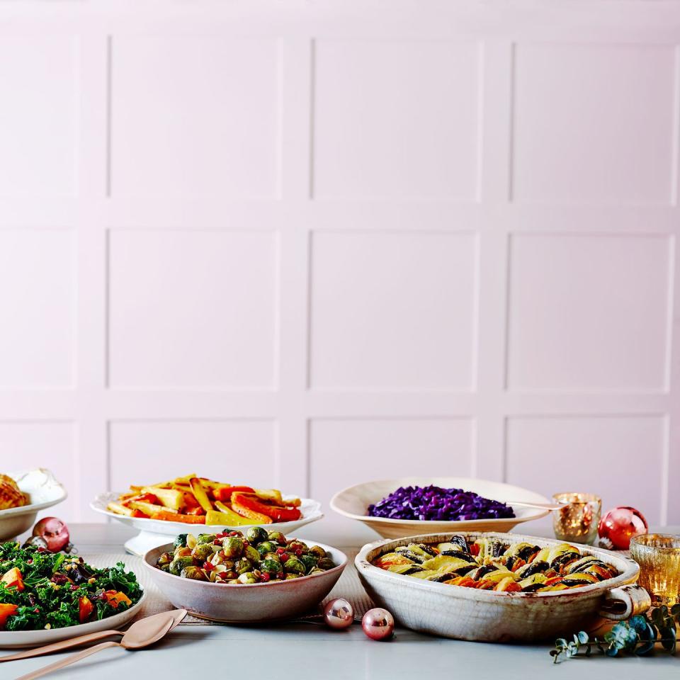 best christmas side dishes rainbow potato gratin