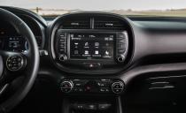 <p>A 10.3-inch touchscreen infotainment system is standard, with integrated features for such tasks as monitoring charging, scheduling charge times, and planning routes.</p>