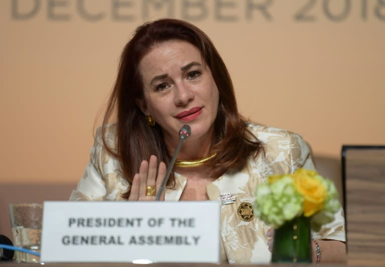 Maria Fernanda Espinosa, President of the United Nations General Assembly, says the new refugee pact will help strengthen assistance to refugees worldwide, and help protect them