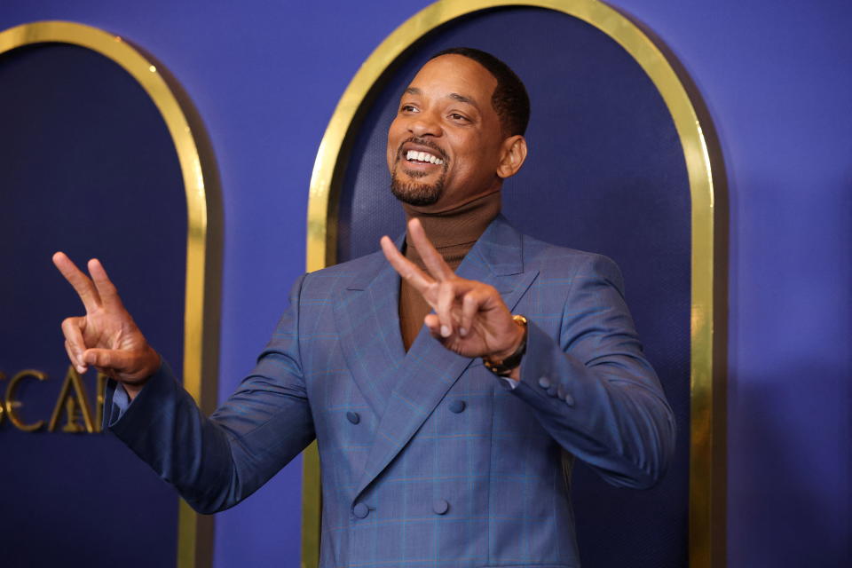 Actor Will Smith is nominated for his role in King Richard. (REUTERS)