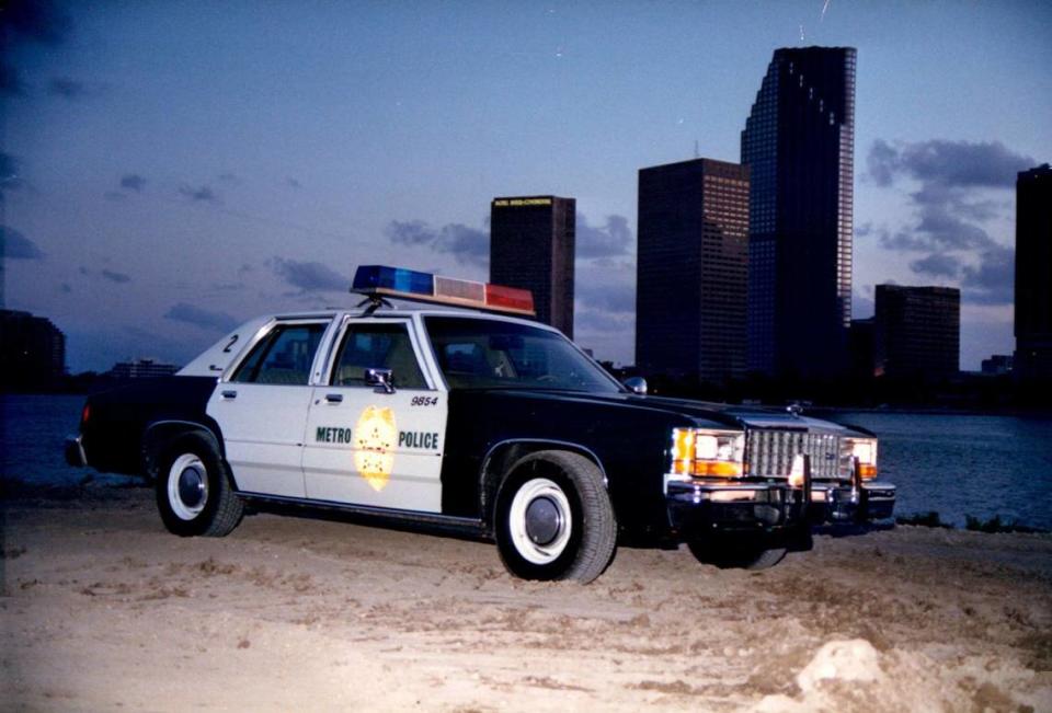 A Miami-Dade police car.