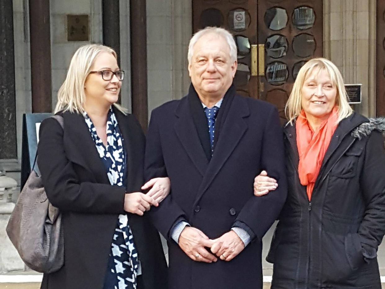 Stephen Simmons conviction for theft was overturned by the Court of Appeal 43 years after he served eight months in a youth offenders institute: PA