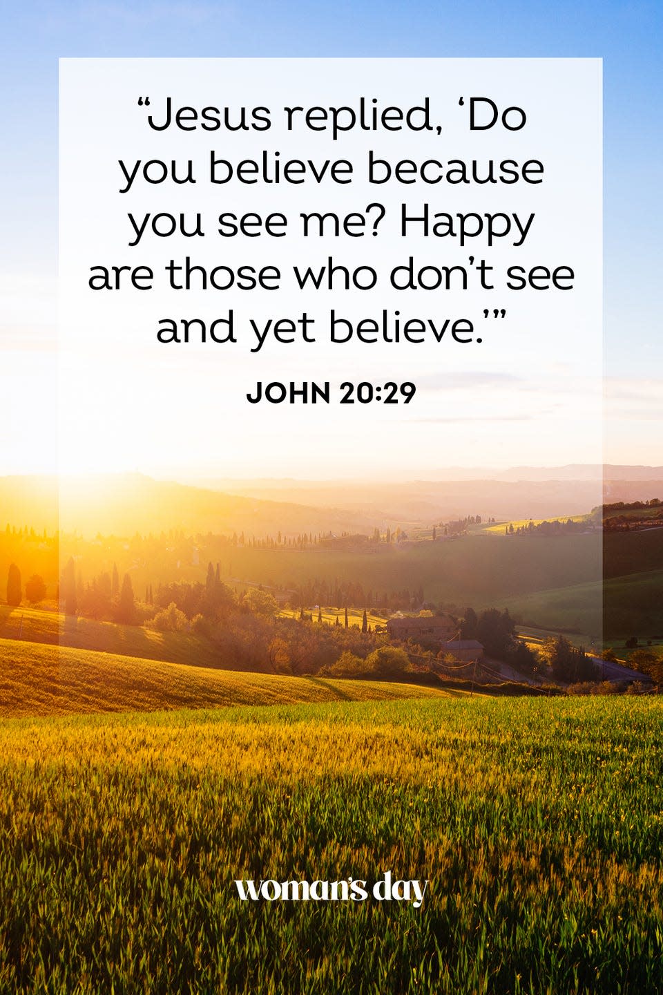3) John 20:29