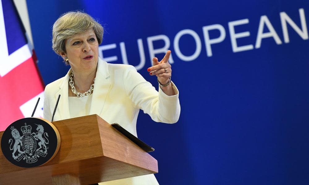 Theresa May has said that Britain will not have left the European Union if it is not in control of its laws. 