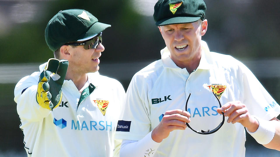 Tim Paine, pictured here in action for Tasmania in the Sheffield Shield.