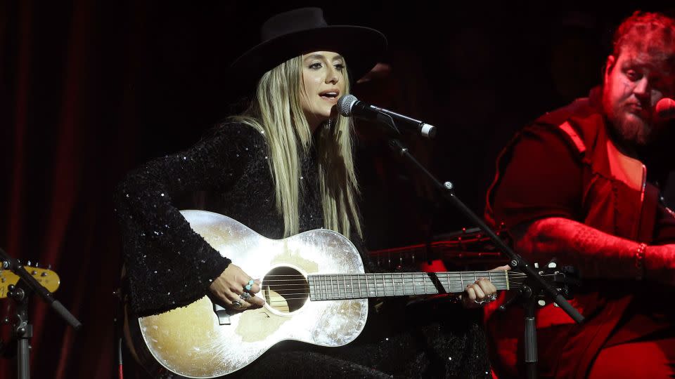 Lainey Wilson performing in 2023. - Terry Wyatt/Getty Images