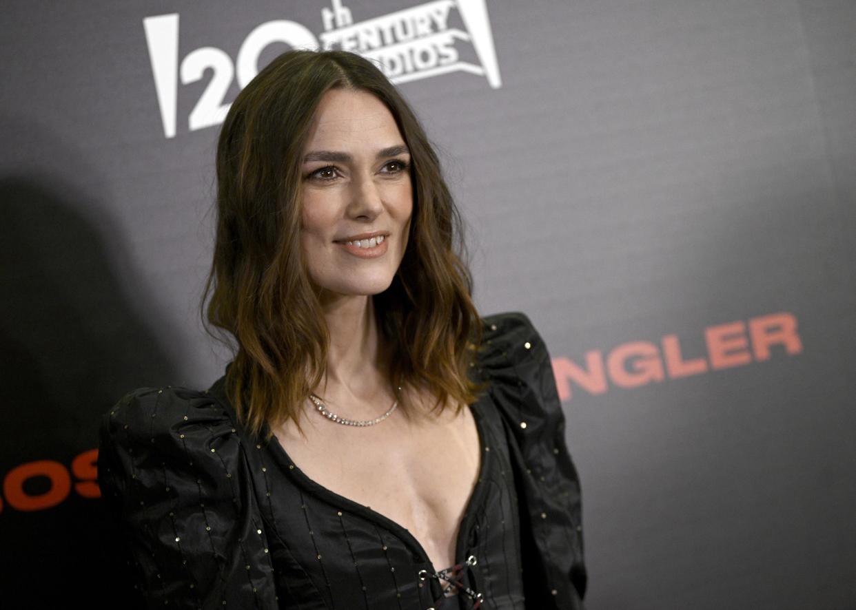 Keira Knightley attends the Boston Strangler Premiere at MOMA.