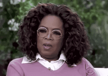 Oprah looking shocked and saying what