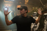 Len Wiseman on the set of Columbia Pictures' "Total Recall" - 2012