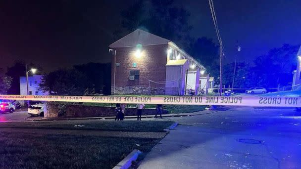 PHOTO: A 'mass shooting incident' in Baltimore has left 'multiple victims' in the Brooklyn Homes neighborhood in the southern district of the city, according to the Baltimore Police Department. (Twitter / @BaltimorePolice)