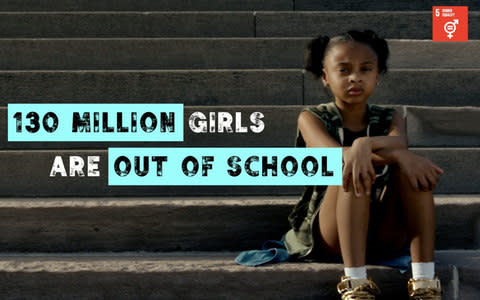 The film spotlights six issues and asks the public to share and tell the world what #FreedomForGirls means to them - Credit: MJ Delaney