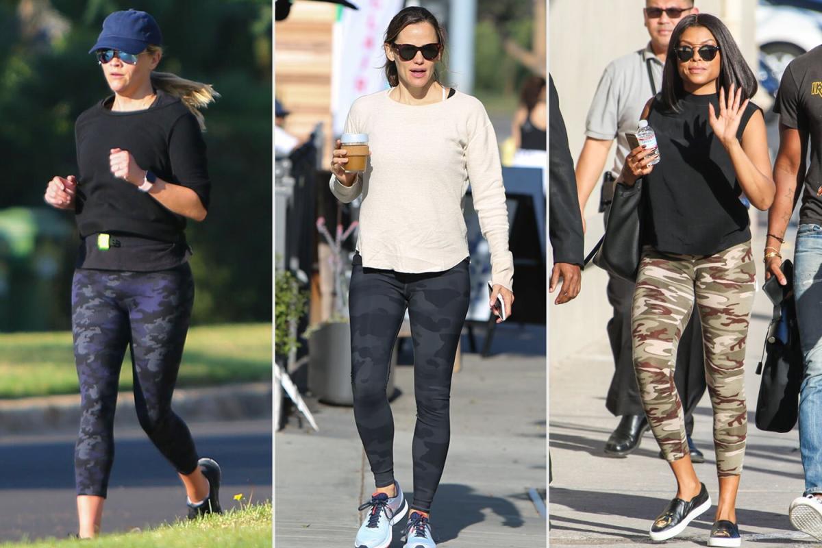 Celebrities Rocking Camo Leggings