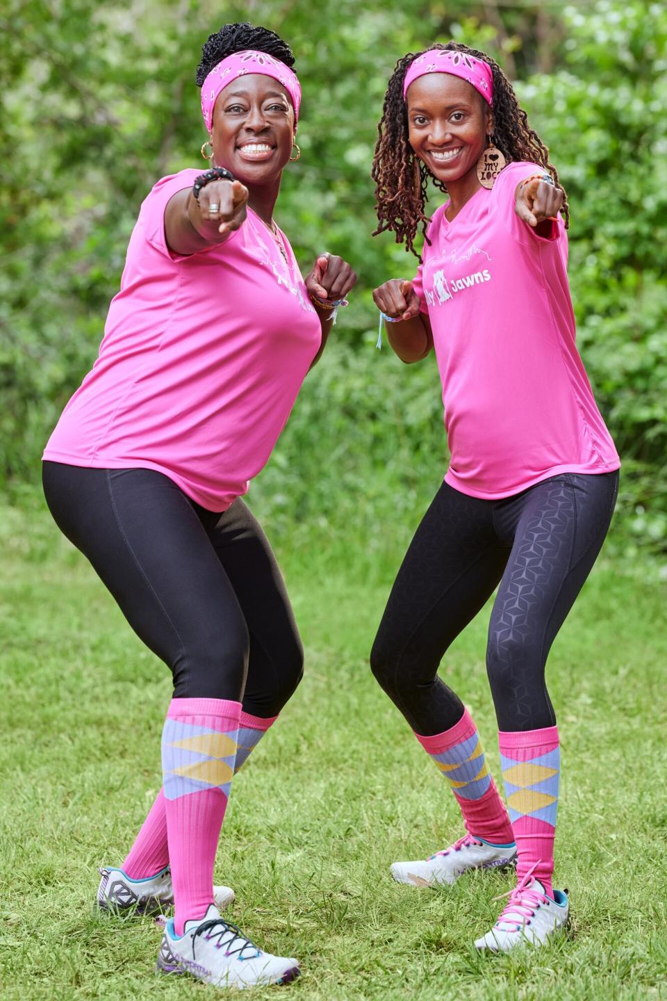 Andrea Simpson and Malaina Hatcher on 'The Amazing Race' season 35