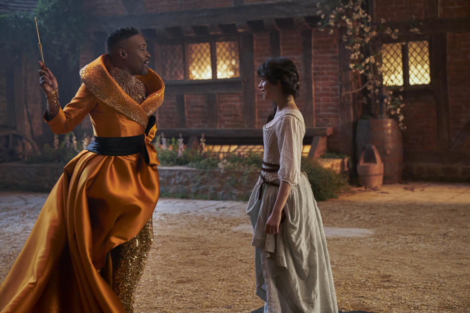 Billy Porter and Camila Cabello in Cinderella (Kerry Brown/Amazon)