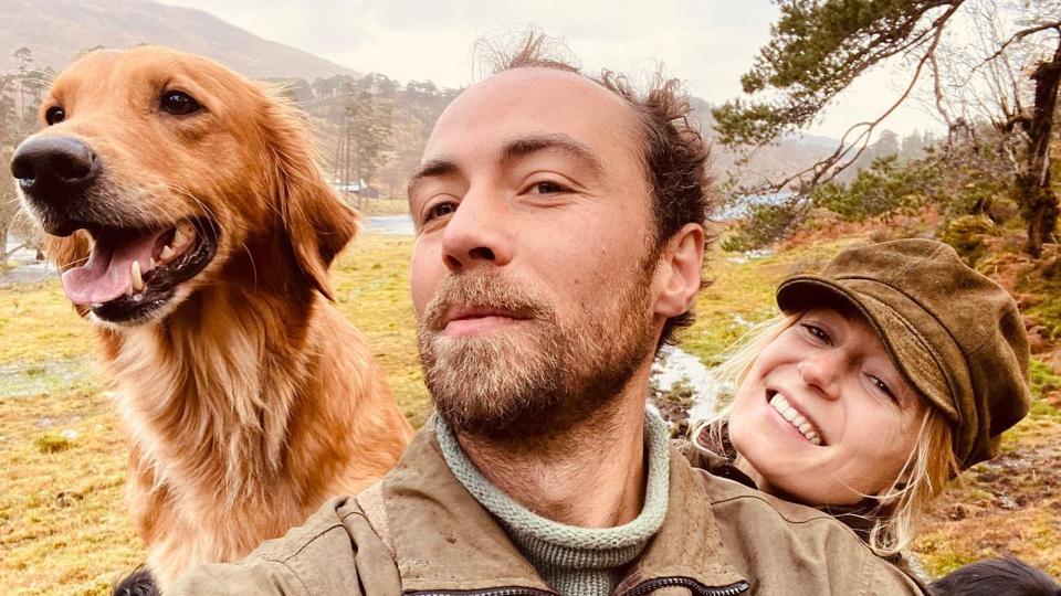 James Middleton and his wife Alizee