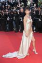 <p>Ratajkowski wore a custom-made Twinset silk slip gown for the Cannes Festival screening. </p>