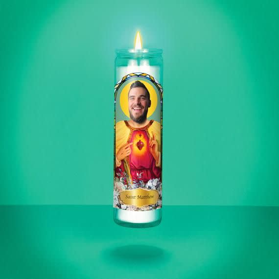 19) Saint Selfie: Custom Prayer Candle