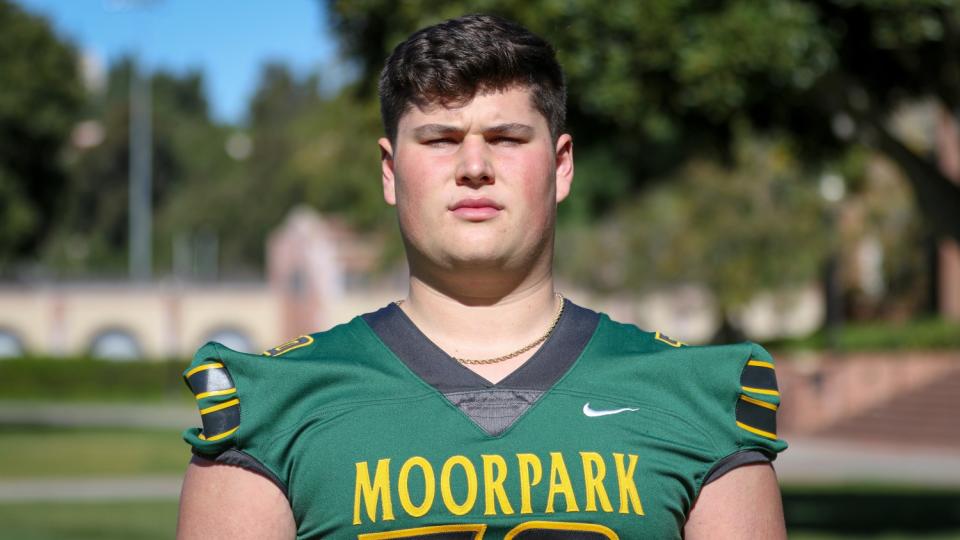 Former Moorpark lineman Jonah Monheim.