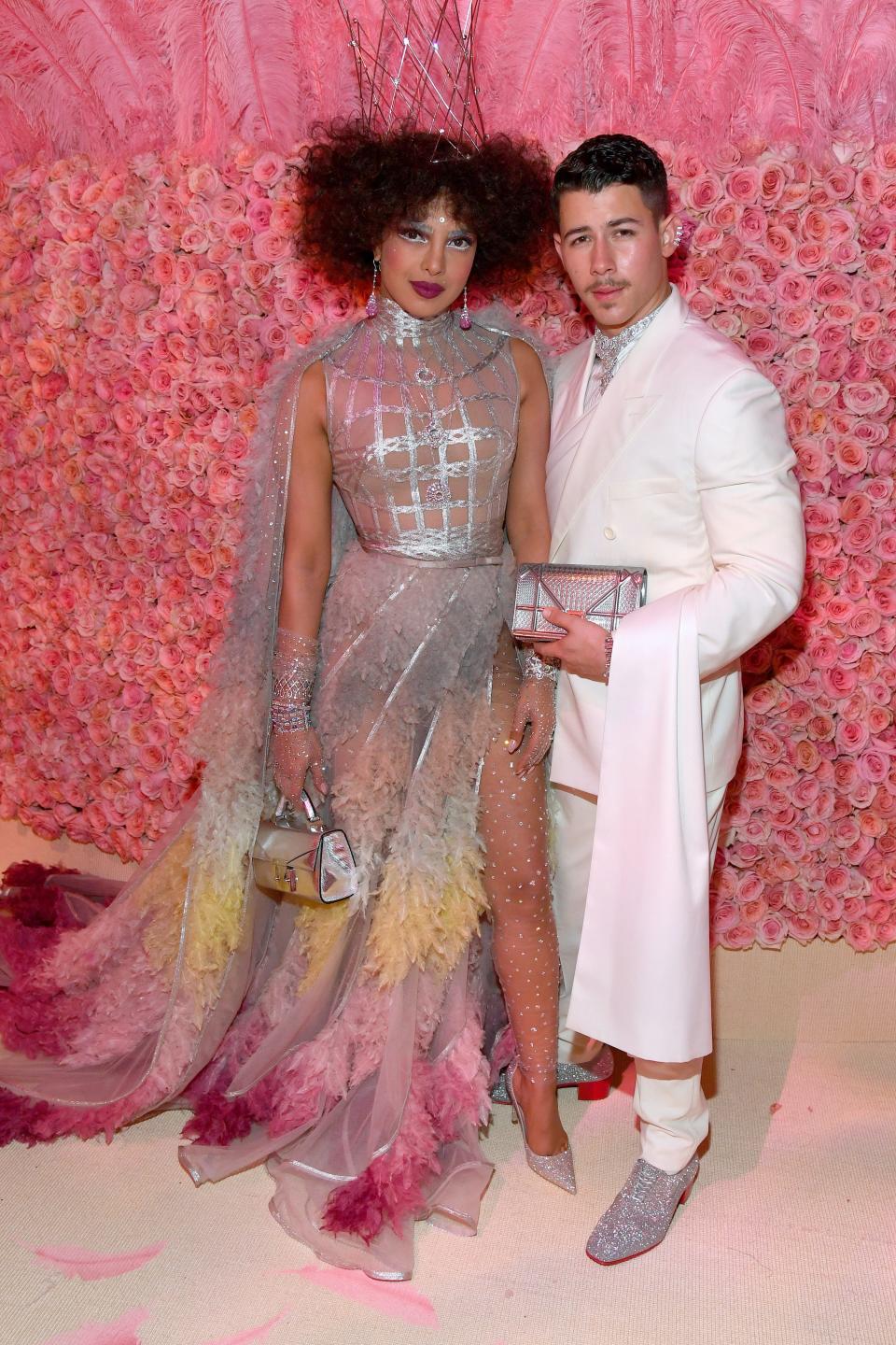 Priyanka Chopra and Nick Jonas attend the 2019 Met Gala.