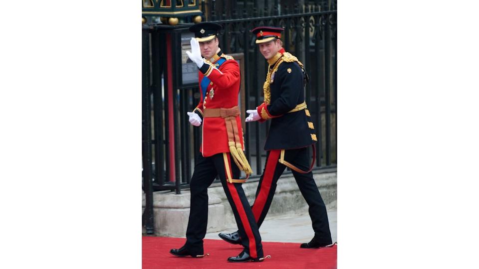 Prince Harry as William's best man at royal wedding