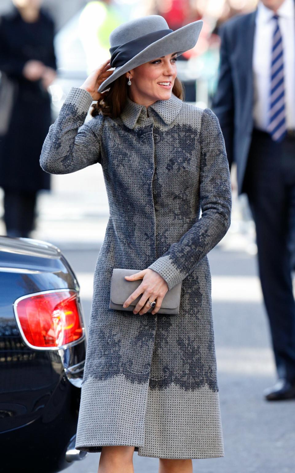 Catherine, Duchess of Cambridge attends the Commonwealth Observance Day Service at Westminster Abbey on March 14, 2016 in London, England