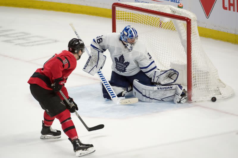 NHL: Toronto Maple Leafs at Ottawa Senators