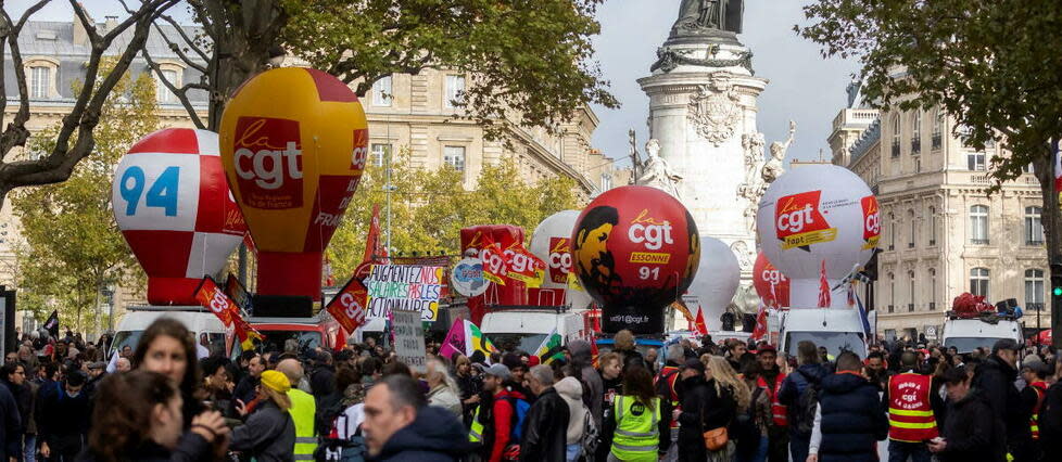 À peine un tiers des Français disent avoir confiance dans leurs syndicats, en plein combat contre la réforme des retraites (photo d'illustration).  - Credit:Vincent Isore / MAXPPP / IP3 PRESS