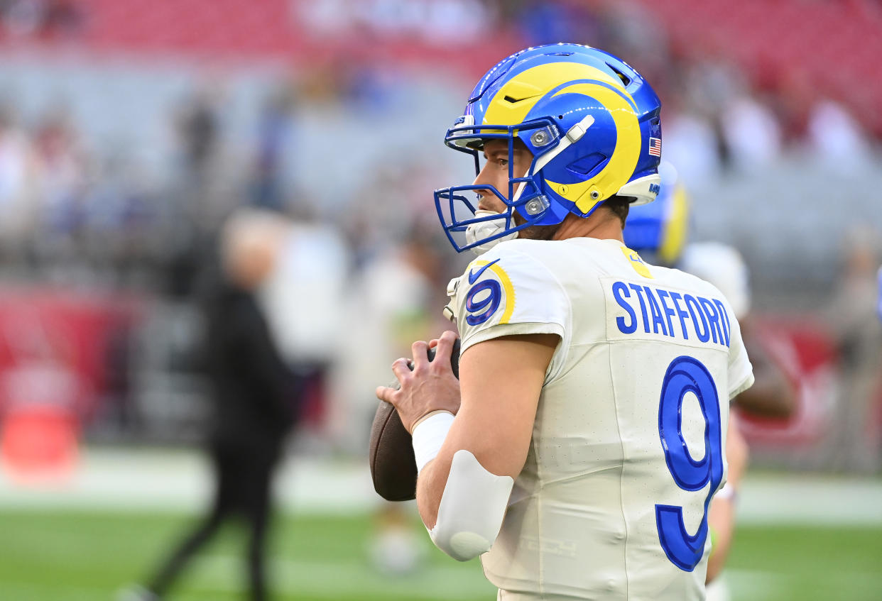 Matthew Stafford #9 of the Los Angeles Rams 