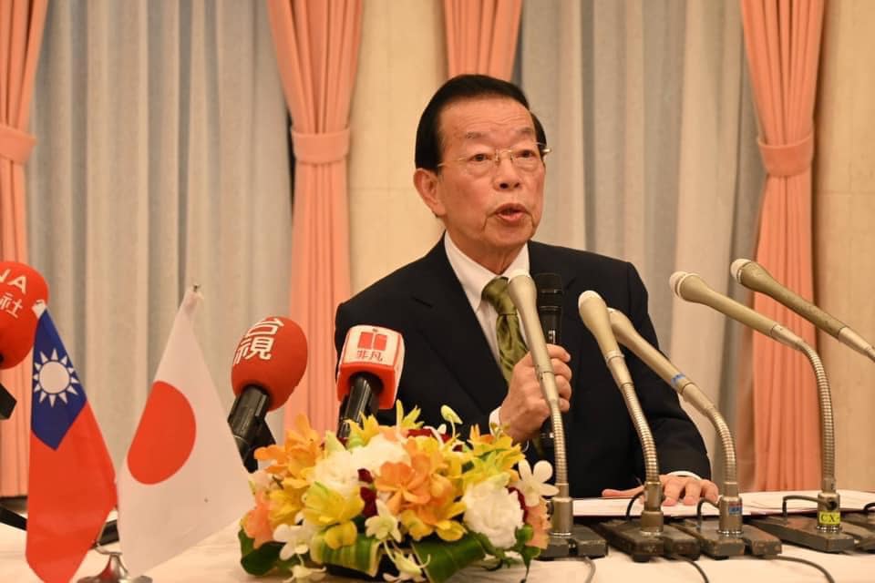 駐日代表謝長廷。   圖：翻攝謝長廷臉書