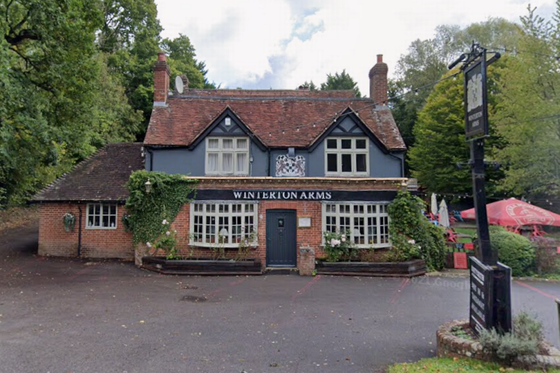 The outside of The Winterton Arms