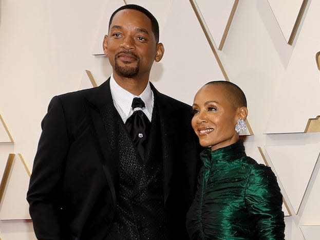 Will Smith and Jada Pinkett Smith at the 2022 Oscars.