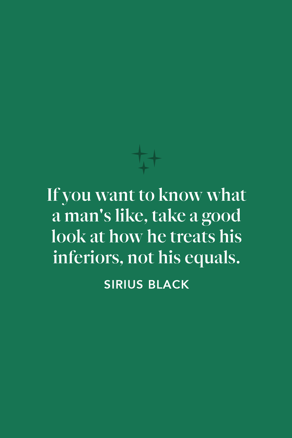 Sirius Black on character