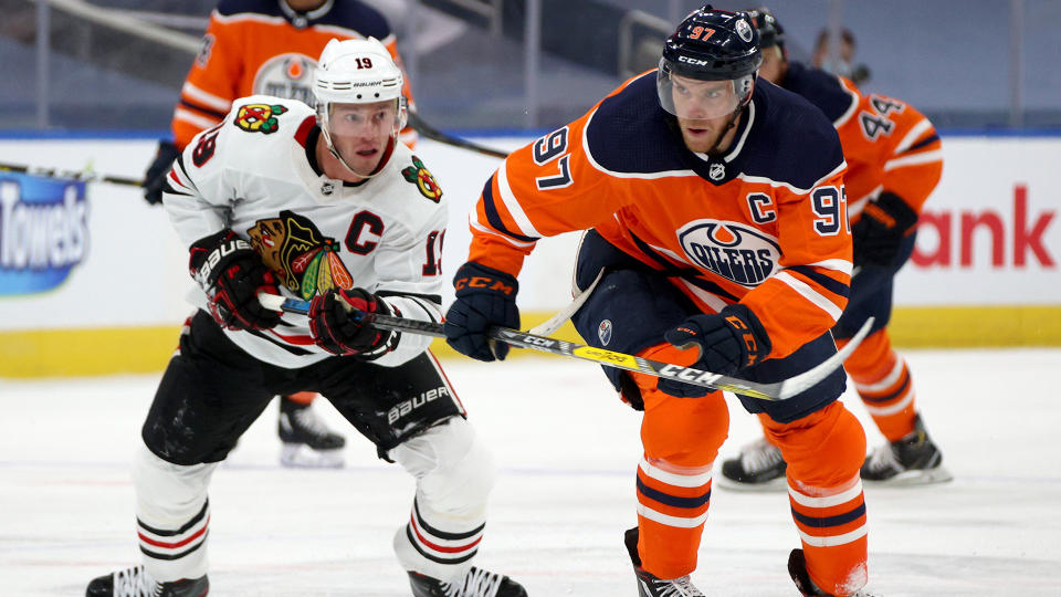 The Oilers are going to need more McDavid magic against the Blackhawks. (Photo by Dave Sandford/NHLI via Getty Images)