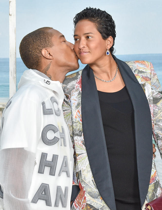 Pharrell Says Wife Helen Lasichanh 'Is Not Mine, But She Sure Makes Me Feel  Like It