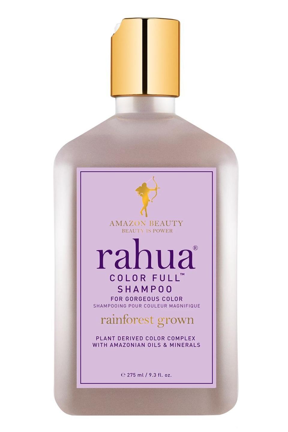 <p><strong>Rahua</strong></p><p>sephora.com</p><p><strong>$38.00</strong></p><p><a href="https://go.redirectingat.com?id=74968X1596630&url=https%3A%2F%2Fwww.sephora.com%2Fproduct%2Fcolor-full-shampoo-P417812&sref=https%3A%2F%2Fwww.cosmopolitan.com%2Fstyle-beauty%2Fbeauty%2Fg22740377%2Forganic-shampoo%2F" rel="nofollow noopener" target="_blank" data-ylk="slk:Shop Now;elm:context_link;itc:0;sec:content-canvas" class="link ">Shop Now</a></p><p>This organic, sulfate-free shampoo is <strong>perfect for anyone who has color-treated or <a href="https://www.cosmopolitan.com/style-beauty/beauty/g29784969/how-to-bleach-hair-at-home/" rel="nofollow noopener" target="_blank" data-ylk="slk:bleached hair;elm:context_link;itc:0;sec:content-canvas" class="link ">bleached hair</a></strong>. It uses Amazonian rahua oil to strengthen each strand and lock in color, plus morete fruit extract, which is rich in vitamins A, C, and E. Together, these vitamins help protect hair from UV damage, and in turn, keep your color looking fresh and vibrant.</p>