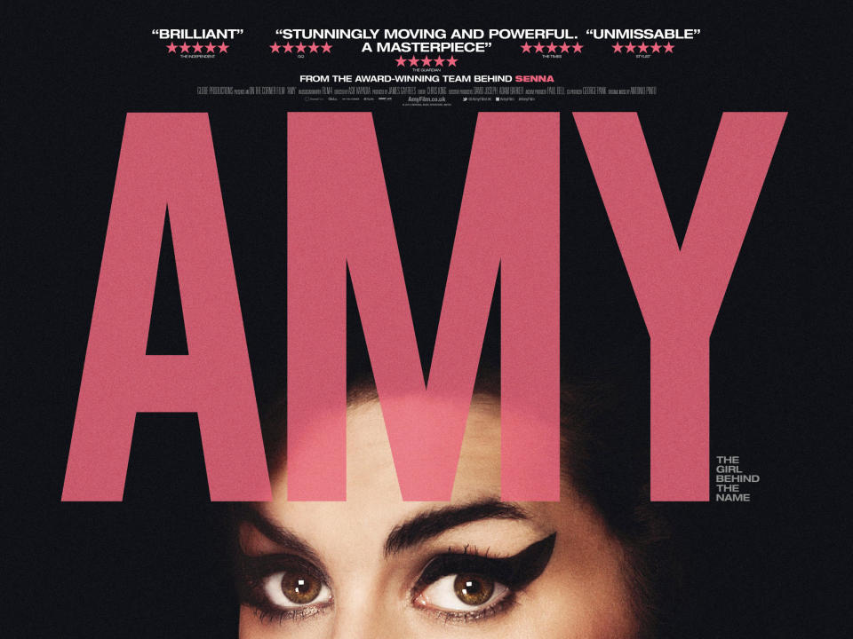 AMY, British poster, Amy Winehouse, 2015. ©A24/Courtesy Everett Collection