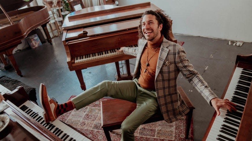 Pianist Emmet Cohen and his quintet will serve as the clinicians Feb. 23 and 24, 2024, at the 66th annual Notre Dame Collegiate Jazz Festival at the DeBartolo Performing Arts Center. On Feb. 24, the Emmet Cohen Quintet also plays a headlining concert to conclude the festival.