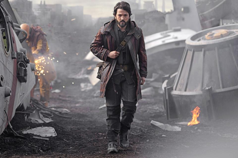 Cassian Andor (Diego Luna) in Lucasfilm's ANDOR, exclusively on Disney+. ©2022 Lucasfilm Ltd. &amp; TM. All Rights Reserved.