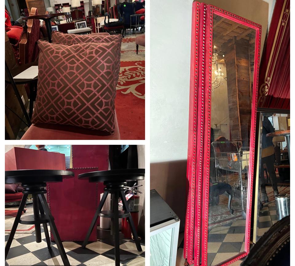 Examples of furniture on sale at the Gramercy Park Hotel liquidation in New York City