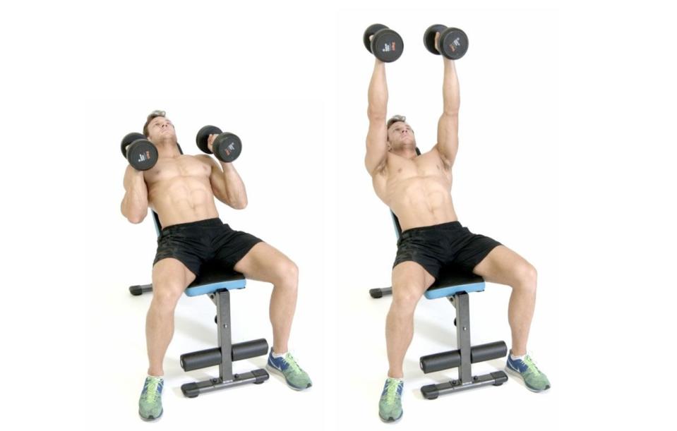 incline dumbbell press